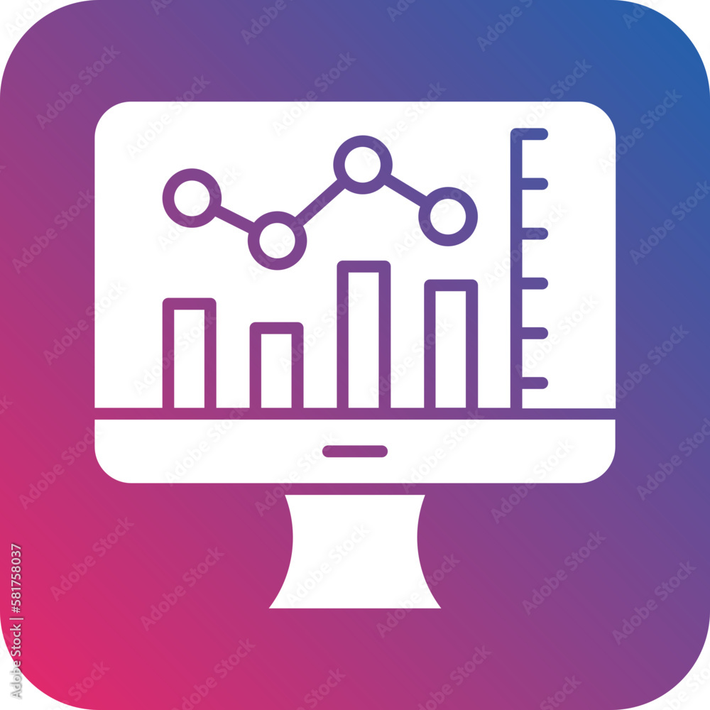 Vector Design Stock Market Icon Style Vector Design Stock Market Icon Style
