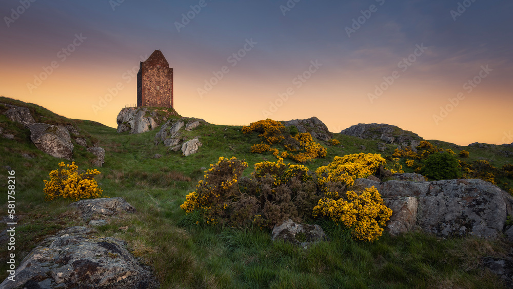 Smailholm Tower near the Scottish borders 