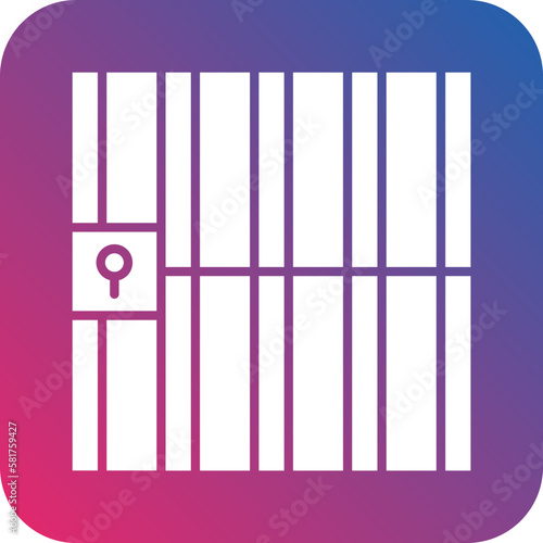 Vector Design Jail Icon Style