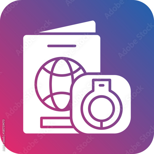 Vector Design Deported Icon Style