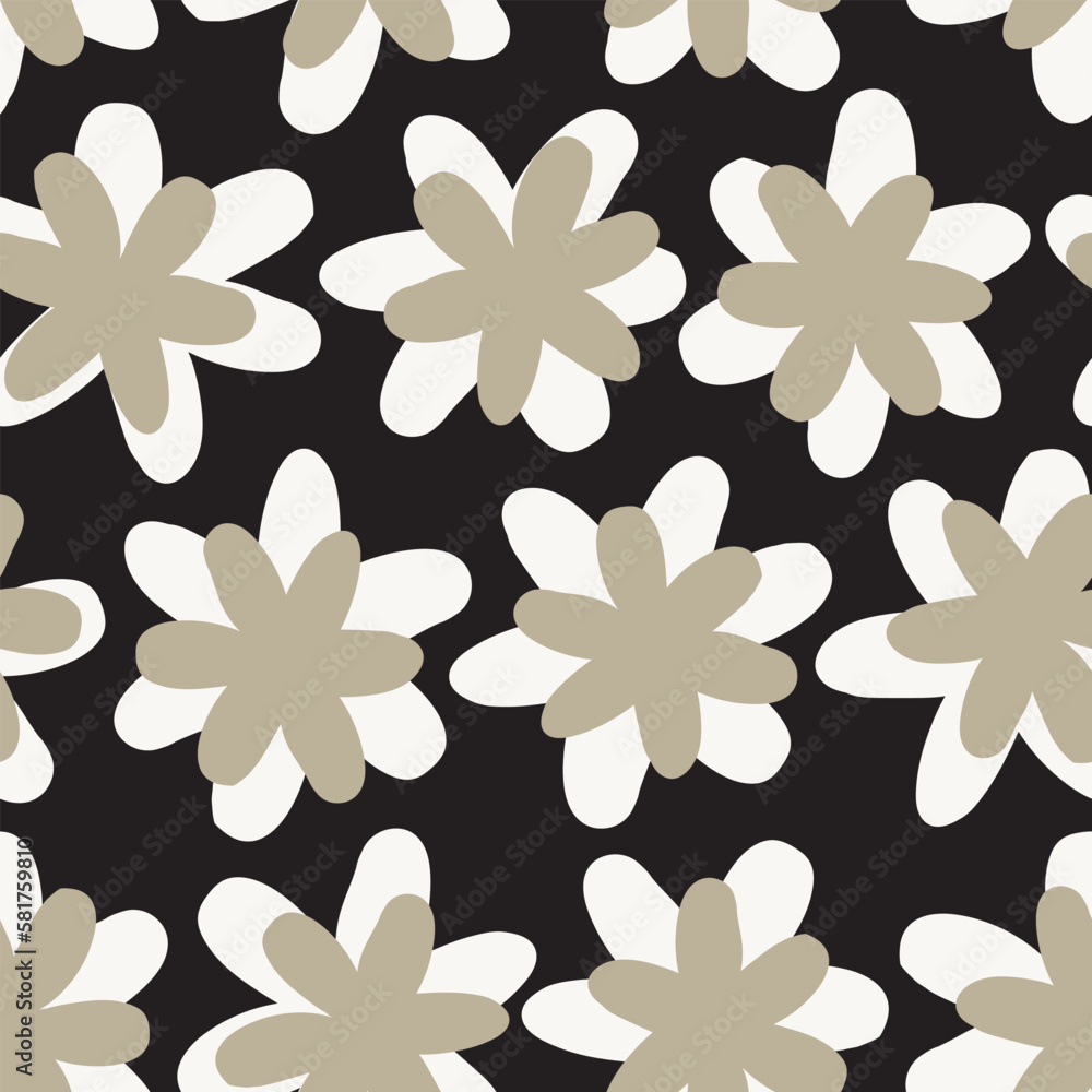 Fototapeta premium Floral Seamless Pattern Design Background