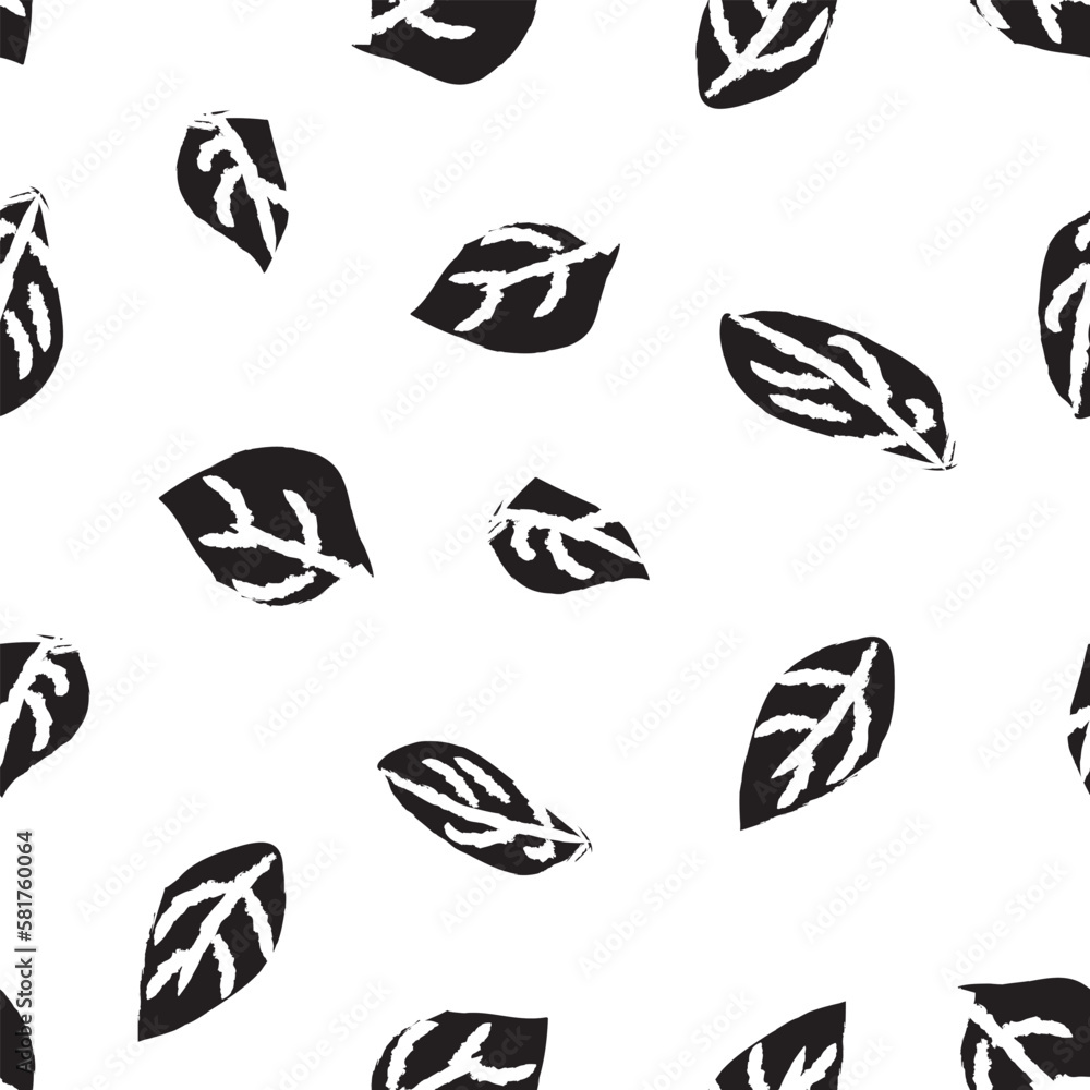 Fototapeta premium Tropical Leaf Seamless Pattern Design