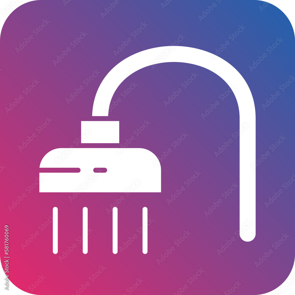 Vector Design Shower Icon Style Vector Design Shower Icon Style