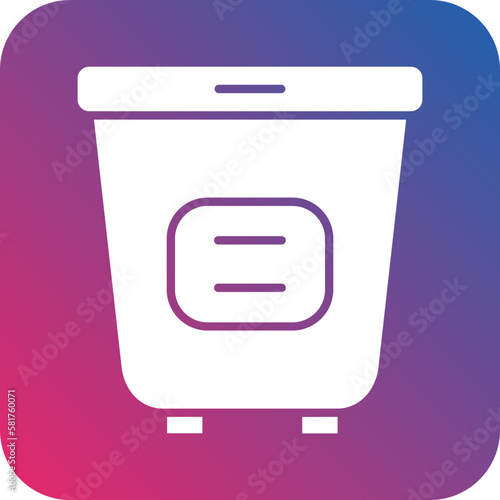 Vector Design Laundry Basket Icon Style