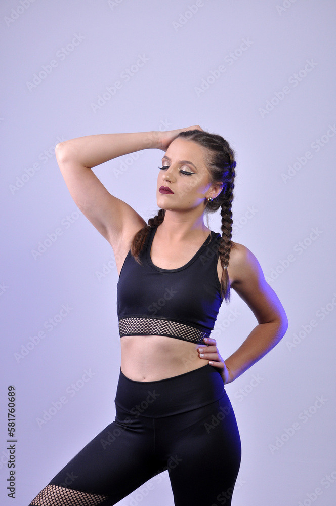 modelo com roupa fitness modelo com roupa fitness