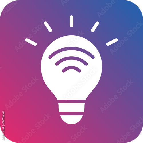 Vector Design Smart Lighting Icon Style