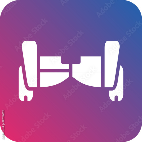 Vector Design Hoverboard Icon Style