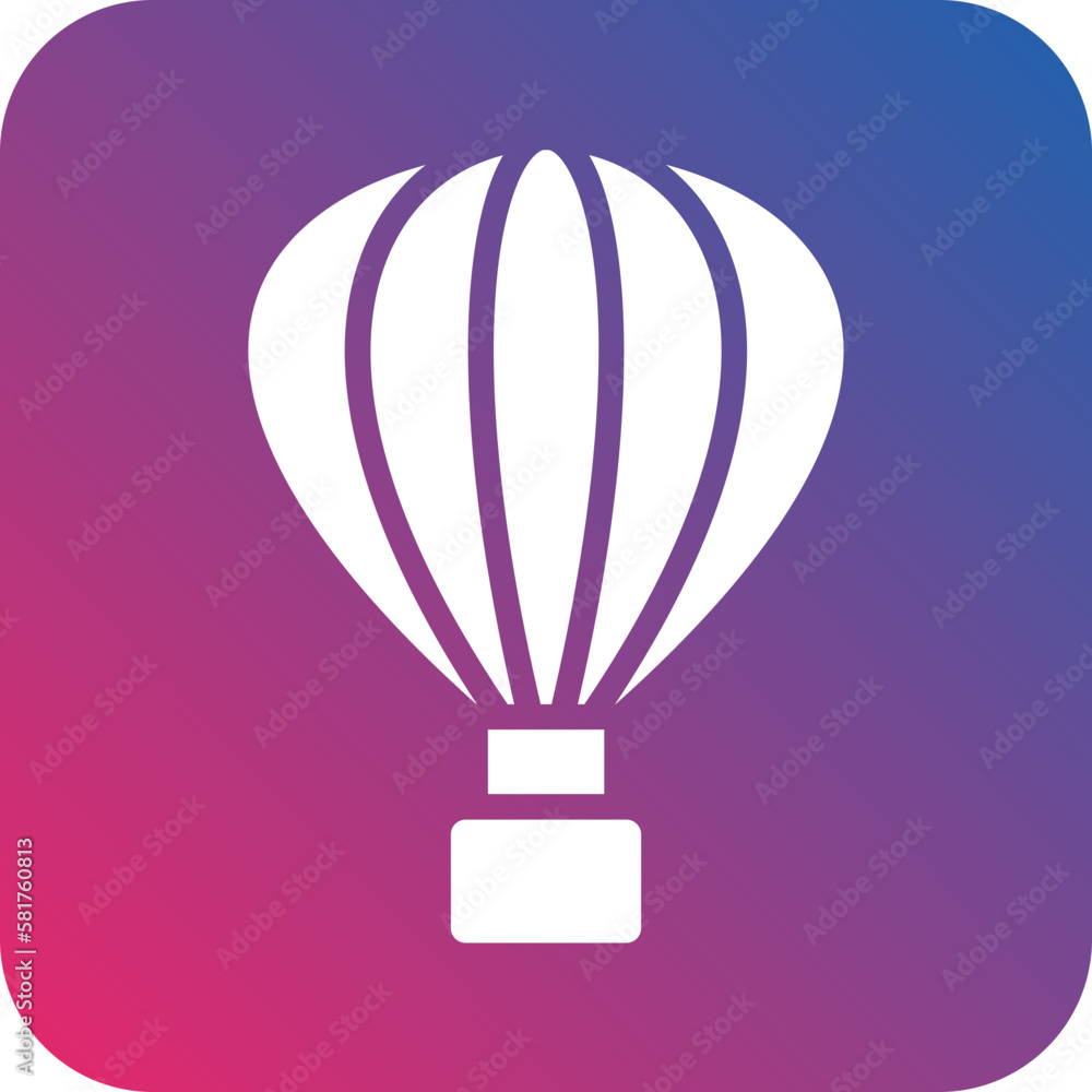 Vector Design Air Balloon Icon Style Vector Design Air Balloon Icon Style