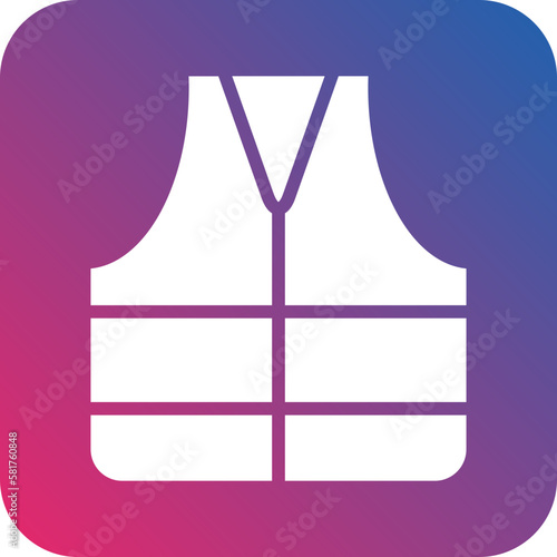 Vector Design Life Jacket Icon Style