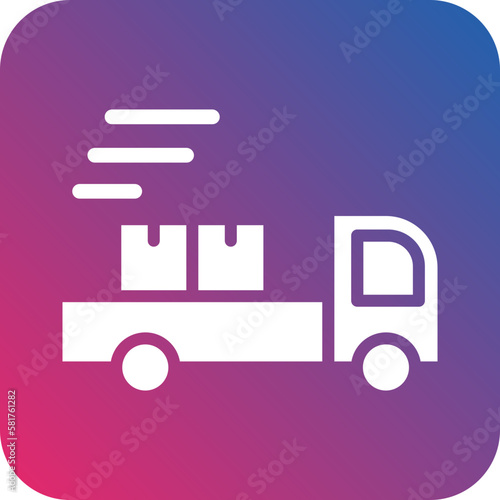 Vector Design Freight Icon Style
