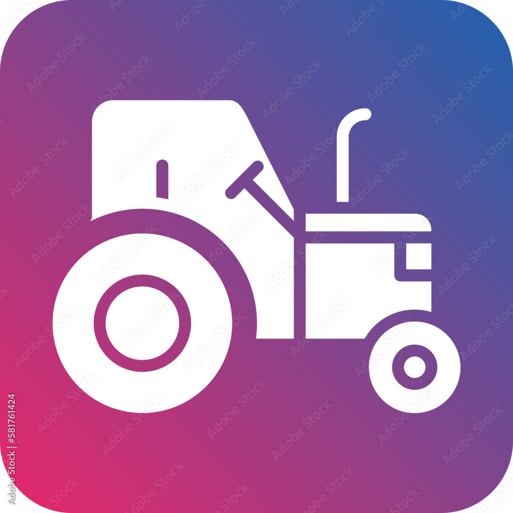Vector Design Tractor Icon Style Vector Design Tractor Icon Style