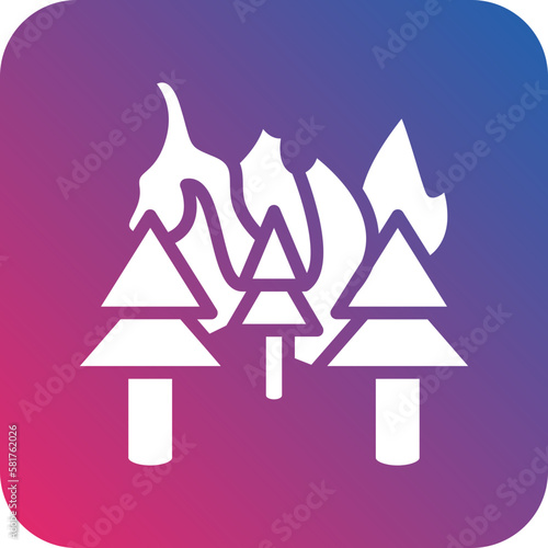 Vector Design Wildfire Icon Style