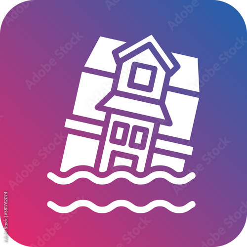 Vector Design Flood Icon Style