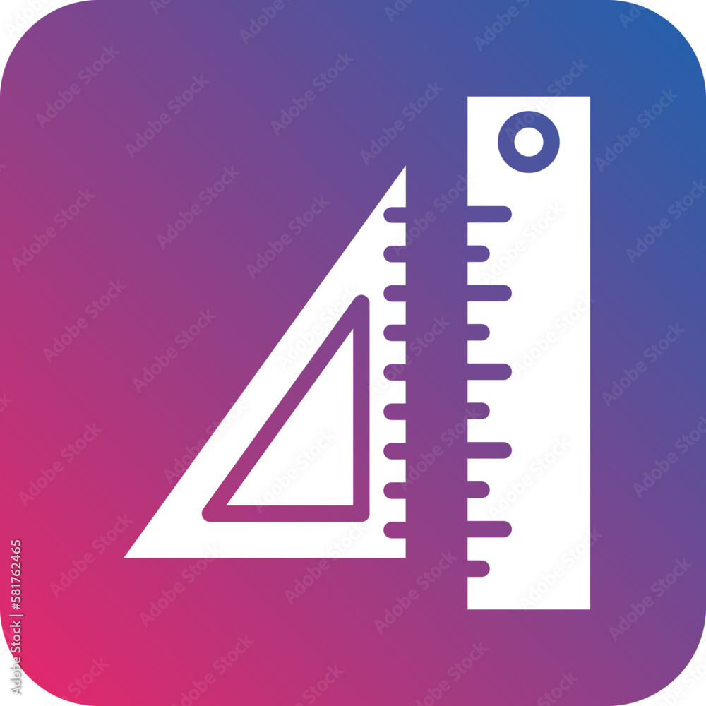 Vector Design Ruler Icon Style Vector Design Ruler Icon Style