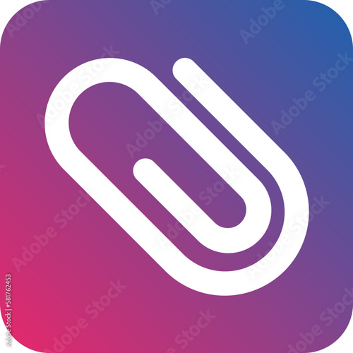 Vector Design Paperclip Icon Style