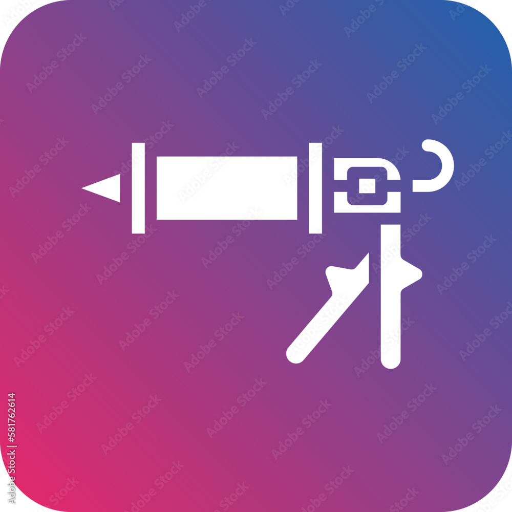 Vector Design Caulking Gun Icon Style Vector Design Caulking Gun Icon Style