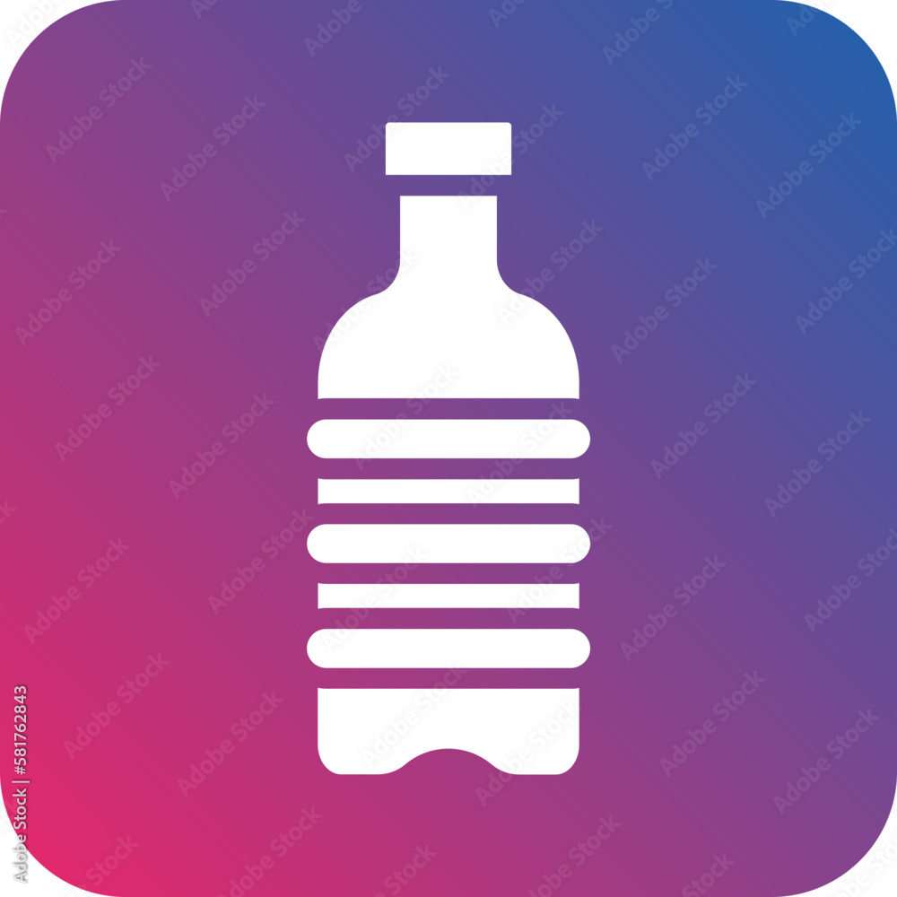 Vector Design Water Bottle Icon Style Vector Design Water Bottle Icon Style