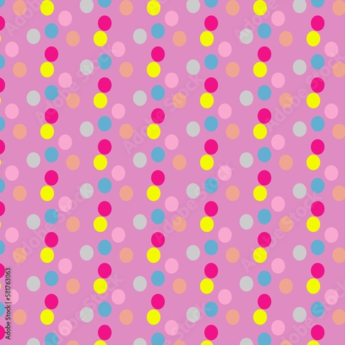 Print colorful pink pattern