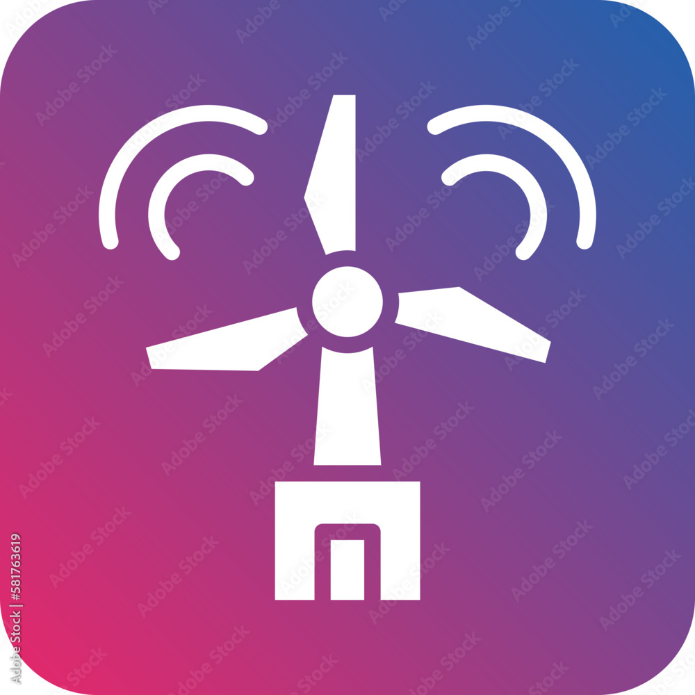 Vector Design Windmill Icon Style Vector Design Windmill Icon Style