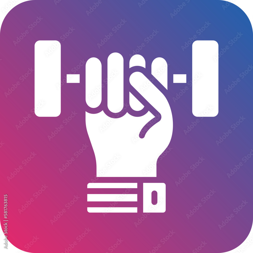 Vector Design Weight Lifting Icon Style Vector Design Weight Lifting Icon Style
