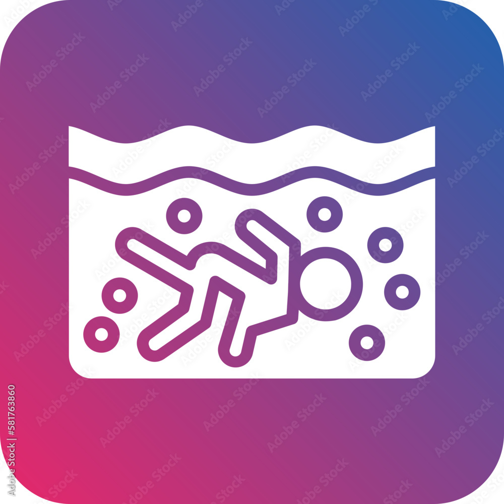 Vector Design Scuba Diving Icon Style Vector Design Scuba Diving Icon Style