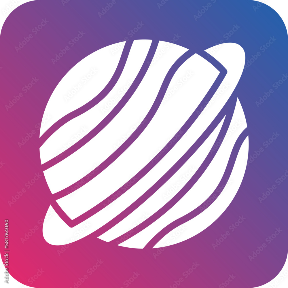 Vector Design Uranus Icon Style Vector Design Uranus Icon Style