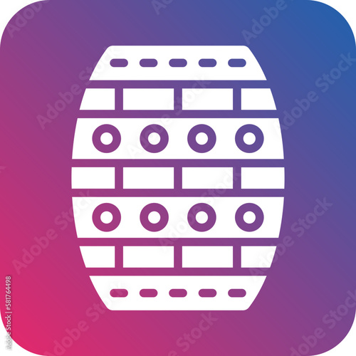 Vector Design Barrel Icon Style