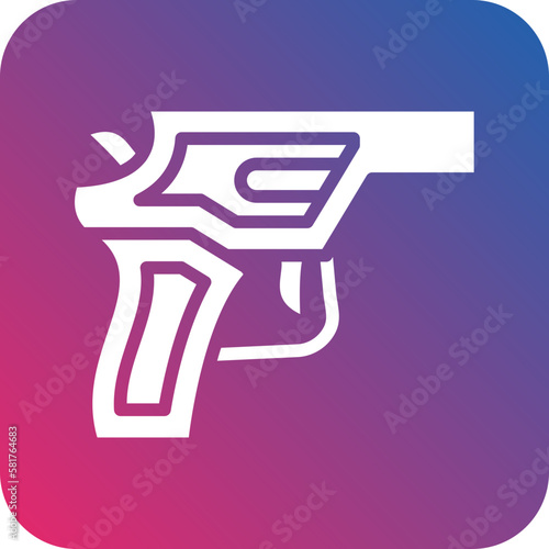 Vector Design Revolver Icon Style