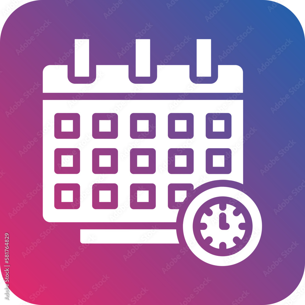 Vector Design Schedule Icon Style Vector Design Schedule Icon Style