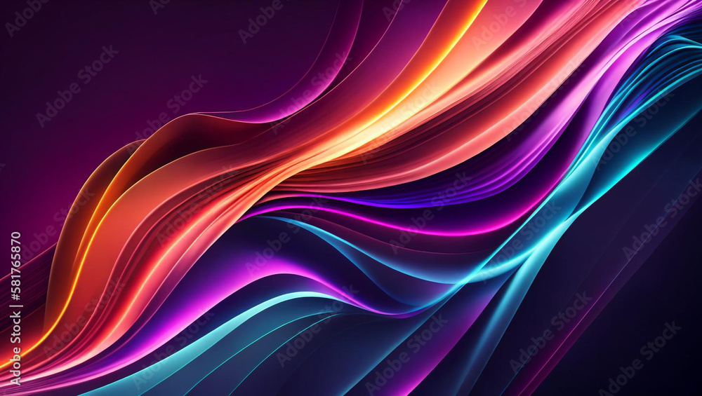 Generative AI, generative and AI background with wavy lines offers a whimsical and organic feel to any artwork. Its abstract and surreal nature can evoke various emotions and offer a memorable effect. Generative AI, generative and AI background with wavy lines offers a whimsical and organic feel to any artwork. Its abstract and surreal nature can evoke various emotions and offer a memorable effect.