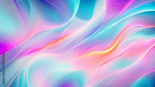 Generative AI  generative and AI background with wavy lines offers a whimsical and organic feel to any artwork. Its abstract and surreal nature can evoke various emotions and offer a memorable effect.