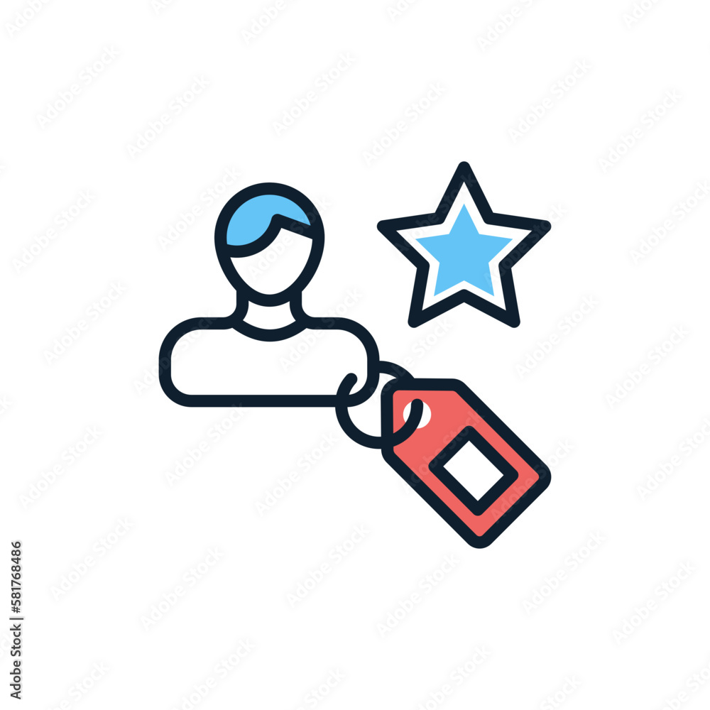 Personal Brand icon in vector. Illustration Personal Brand icon in vector. Illustration