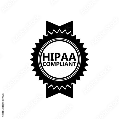 Health Insurance Portability Accountability HIPAA isolated on transparent background