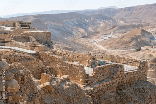 Masada National Park in the Dead Sea region of Israel