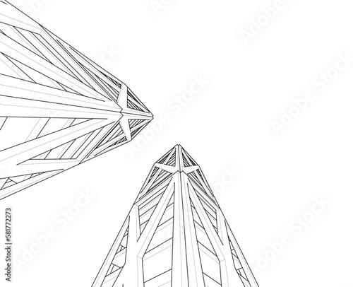 sketch of a building