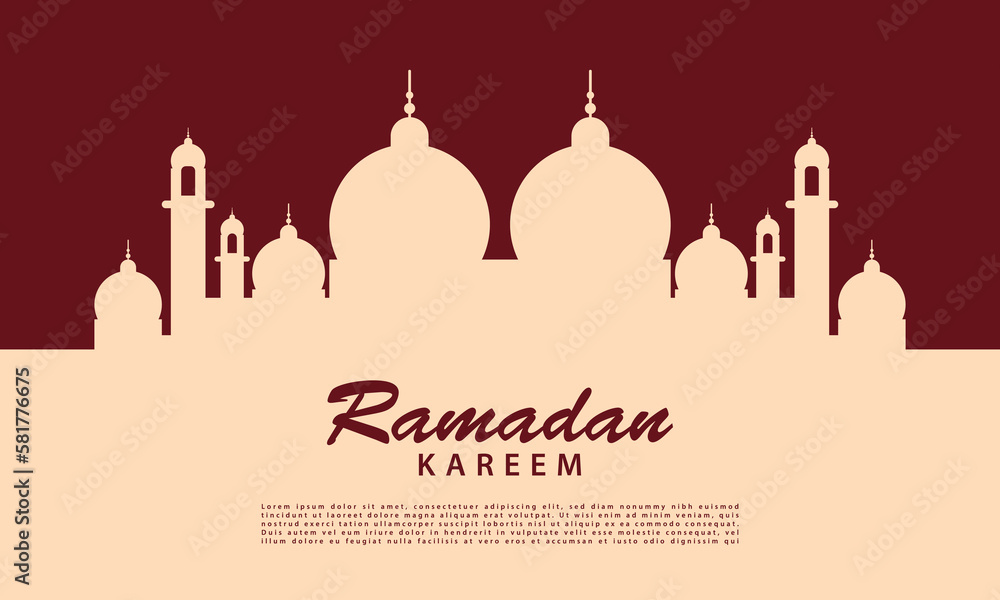 Ramadan islamic greeting for ramadan kareem