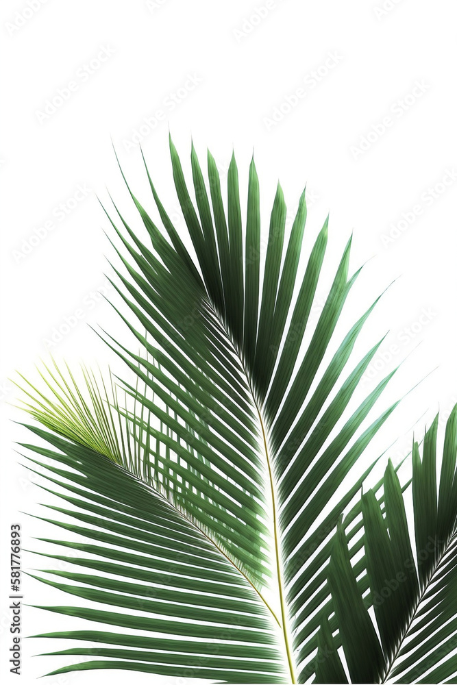 Fototapeta premium palm tree leaves