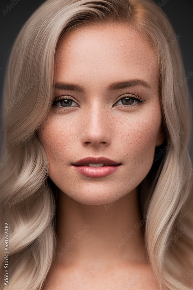 Fototapeta premium The Beauty of Diversity: Girl's Portraits that Showcase the Richness of Culture with Generative AI Technology