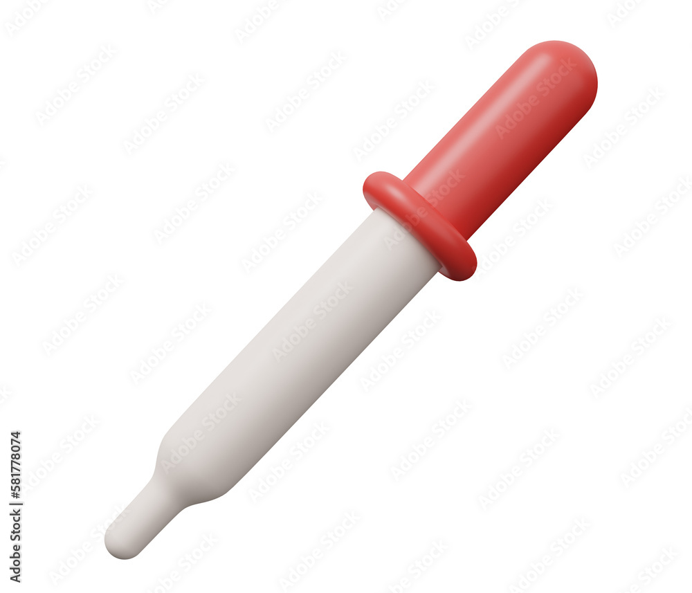 pipette dropper 3d icon pipette dropper 3d icon