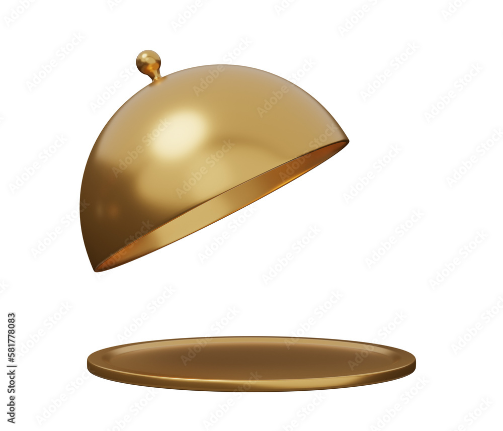 open tray golden 3d icon open tray golden 3d icon
