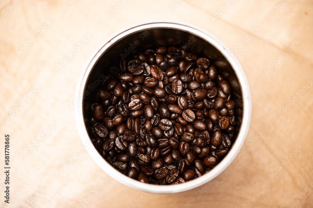 Rohe Kaffeebohnen Rohe Kaffeebohnen