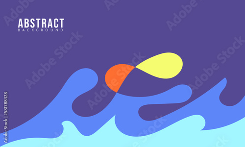 Colorful Abstract Fluid and Geometric Background For Your Sale Banner Marketing, Poster, Cover, Page and More. Vector Eps 10