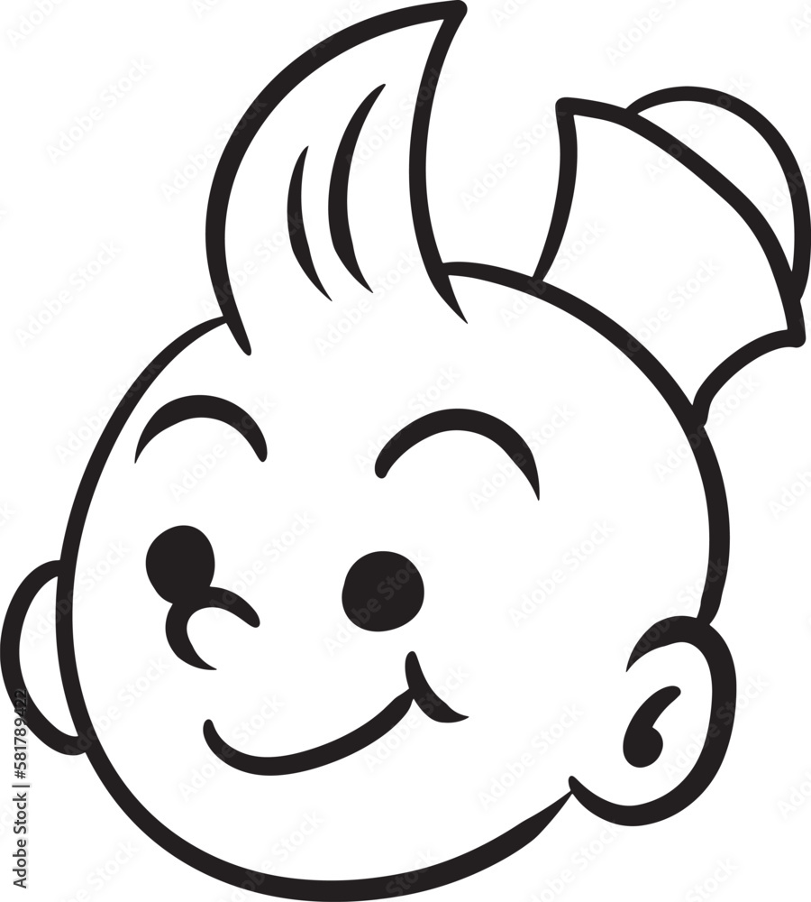 Premium Vector  Boy cartoon doodle kawaii anime coloring page cute  illustration drawing clipart character chibi