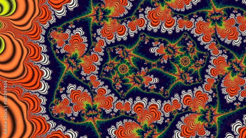 Fractal multicolored motion, graphics background. Fractal multicolored motion, graphics background.