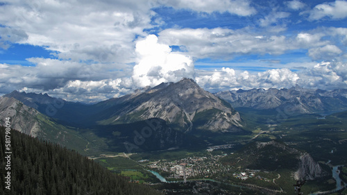 view of the mountains in Banff, Canada © Danhua