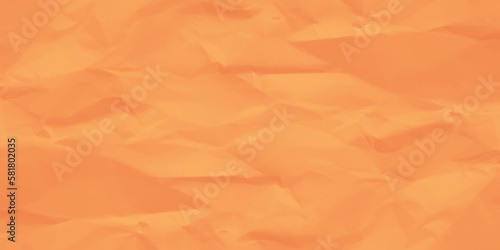 Orange creased crumpled paper texture can be use as background .Ragged White Paper .white waxed packing paper texture. 