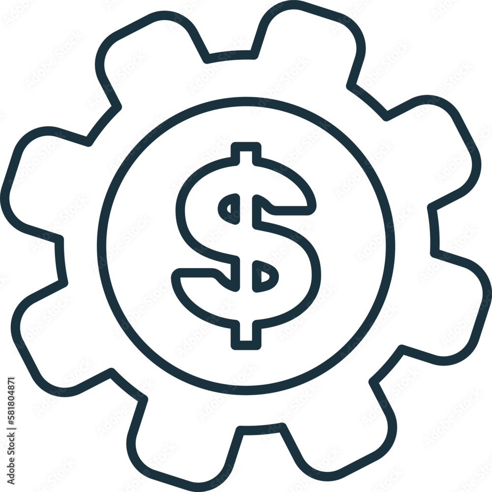 Money Management line icon. Colored element sign from finance management collection. Outline Money Management icon sign for web design, infographics and more. Money Management line icon. Colored element sign from finance management collection. Outline Money Management icon sign for web design, infographics and more.