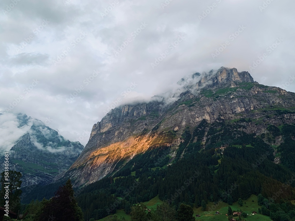 landscape with clouds