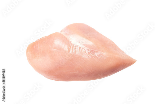 Raw chicken meat isolated on white background. transparent background