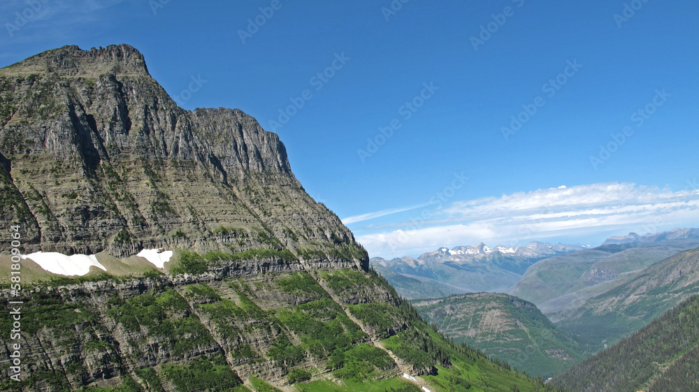 Naklejka premium Glacier National Park, Canada and US